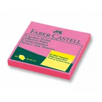 Faber Castell Not Kağıdı 50*50 Yapışkanlı Fosforlu Pembe-565840