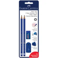 Faber Castell Sınav Seti 8003 2 Sınav Kalemi 1 Sınav Silgisi 1 Kutulu Kalemtraş 5508003000000