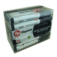 Fixpoint Beyaz Tahta Kalemi 24lü Paket Siyah Kod:k-4627