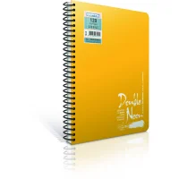 Gıpta Double A4 Neon Spiralli Pp Kapak Defter 100 Yaprak Çizgili 2170