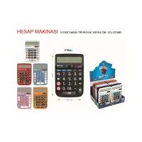 Gıpta Hesap Makinesi 6 Renk 12 Dıgıt Büyük F3046