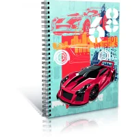 Gıpta Hot Wheels A6 Spiralli Karton Kapak Defter 36lı 5395