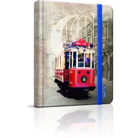 Gıpta İstanbul 13x21 Sert Kapak Defter 96 Yaprak Çizgili St 2002