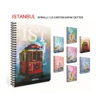 Gıpta İstanbul A4 Spiralli Karton Kapak Defter 80 Yaprak Çizgili 2130