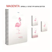 Gıpta Magenta 19x26 Pp Kapak Defter 100 Yaprak Çizgili 4183000