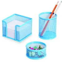 Gıpta Metal Masa Seti 3 Parça Mavi F003500