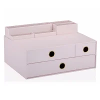 Gıpta Pastel Pink 3 Çekmeceli Multi  Masa Üstü Set Org7440