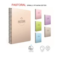 Gıpta Pastoral 17x24 Spiralli Pp Kapak Defter 72 Yaprak Çizgili 3251