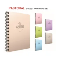 Gıpta Pastoral A4 Spiralli Pp Kapak Defter 200 Yaprak Kareli 5555