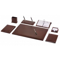 Gülpaş Sümen Takımı Lüx 9 Parça Suni Deri Klasik Kahve 261