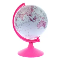 Gürbüz 43202 Işıksız Pembe Siyasi Küre 20 Cm