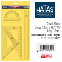 Hatas Çizim Takimi Teknik Okul Poşetli 0822