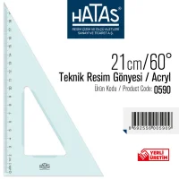 Hatas Gönye 21/60 Teknik Resim 0590