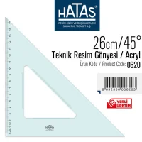 Hatas Gönye 26/45 Teknik Resim 0620