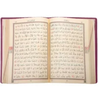 Hayrat Hafız Boy Kuranı Kerim Kılıflı 2 Renkli Lila 1474 Rmzn