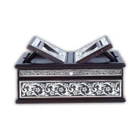 Hayrat Yayınları Gümüş Sandıklı İç Kanatlı Kuranı Kerim Siyah Gümüş 8500 Rmzn