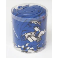 İnox 7705 Metal Klipsli Yaka Kartı İpi 50li -mavi