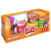 Lets L-8348 8 Renk Oyun Hamuru 800 Gr.