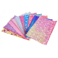 Lino Desenli Kağıt 50*70 Cm Simli Çizgi 10 Renk 2802jq-1