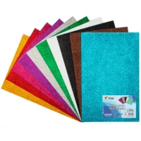 Lino Eva 50*70 Cm 10 Renk 2 Mm Simli Yapışkanlı 10lu Paket Rbe-503