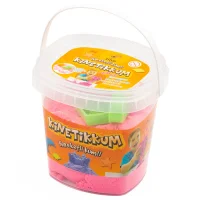 Lino Kinetik Kum 500 Gr Pembe Kova 3 Adet Kalıp Ln-500p