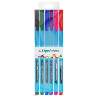 Liqeo Fineliner Kalem 6lı Pvc F-8027-6pvc