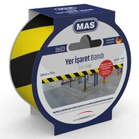 Mas Bant 2653 Yer İşaretle 50mm*27m Sarı Siyah
