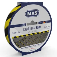 Mas Bant Kaydırmaz 25mm*15m Sarı&amp;siyah 2655