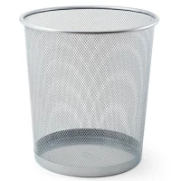 Mas Çöp Kovası 854 Metal Tam Delikli 10 Litre Gri