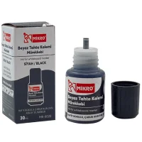 Mikro Tahta Kalemi Mürekkebi M-6020 Siyah  Shnk