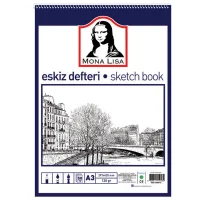Monalisa Eskiz Defteri A3 120 Gram 50 Yaprak Telli Mn13-3