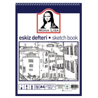 Monalisa Eskiz Defteri A4 120 Gram 50 Yaprak Telli Mn13-4