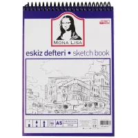 Monalisa Eskiz Defteri A5 120 Gram 50 Yaprak Telli Mn13-5