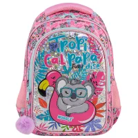 Muggle Okul Çantası Mu-8904 Tropikal Pradice Pembe Shnk