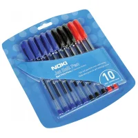 Noki Jbp-10 Jet Ball Pen 10lu Blisterli Şeffaf