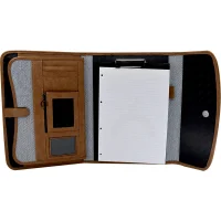 Önder Exclusive Mıknatıs Kapak Evrak Çantası Açık Gri 803-04