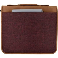 Önder Exclusive Saplı Fermuarlı Çok Amaçlı Çanta Bordo 801-08