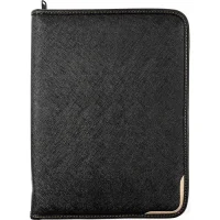 Önder İstanbul A4 Çanta Fermuarlı El Portföyü Siyah 8004-3