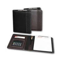 Önder Newyork A5 Çanta Hesap Makineli Lüx Suni Deri Sekreterlik Siyah 8007-3