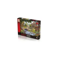 Ks Games Puzzle Yetişkin 1000 Parça Summer Village Stream 20516 Ksgm