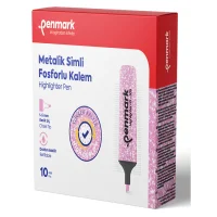 Penmark Fosforlu Kalem Metalik Simli Lavanta Penmarkhs50517