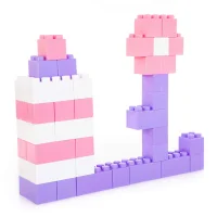 Polesie Lego Yapı Blokları Xxl 45+45 Parça Bağlantılı 68071