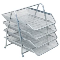 Rubenis 9184-g Evrak Rafi 4lü Gümüş