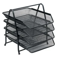 Rubenis 9184-s Evrak Rafi 4lü Siyah