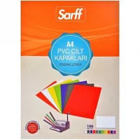 Sarff A-4 Pvc Cilt Kapağı 160 Mic.şeffaf 15201003