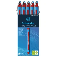 Schneider Slider Memo Tükenmez Kalem Xb Kırmız Sct501-150202