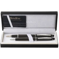 Scrikss Dolma + Tükenmez Kalem 35 İkili Set Siyah