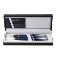 Scrikss Dolma + Tükenmez + Versatil Kalem 33 Üçlü Set Lacivert