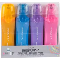 Serve Berry Fosforlu Kalem Pastel 4lü Pet Sv-brfkp4ps