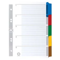 Serve Sv5522-k Karton Ayraç Klasik 5 Renkli A5